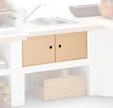 Palazzetti Gartenküche: Metalltüren, 78 Cm X 33 Cm, Farbe Pfirsich