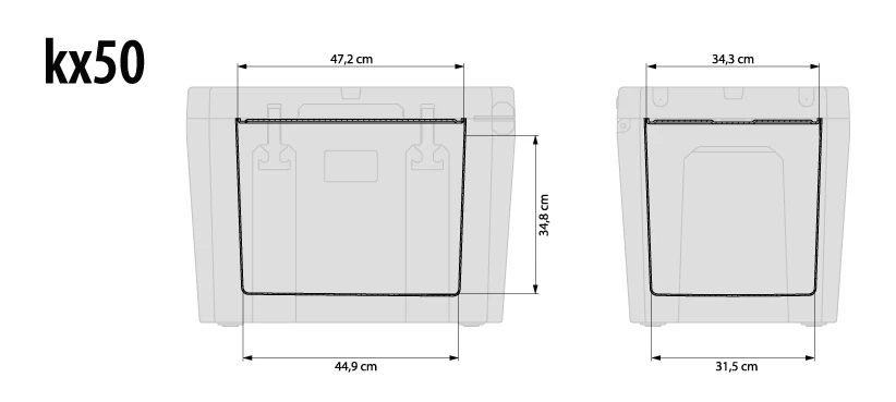 Petromax Kühlbox 50 Liter Alpenweiß - Inkl. Sitzkissen, Haft-Unterlage Und Einsatzkorb 7 Petromax Kühlbox 50 Liter Alpenweiß - Inkl. Sitzkissen, Haft-Unterlage Und Einsatzkorb – Bild 7