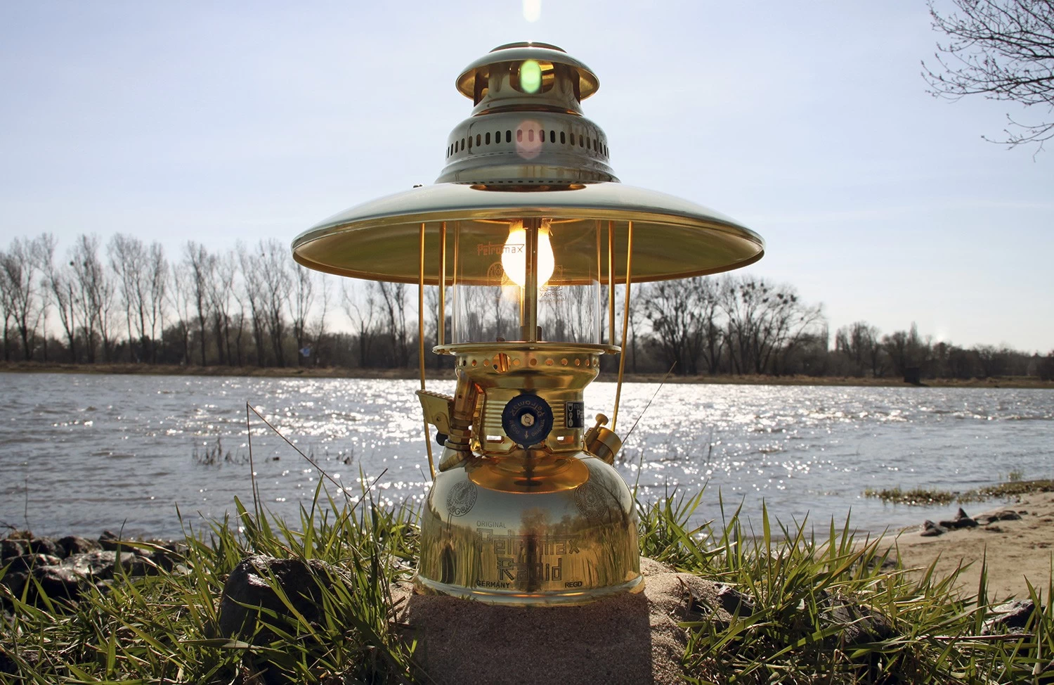 Petromax Petroleumlampe HK500/829 Messing 16 Petromax Petroleumlampe HK500/829 Messing – Bild 16