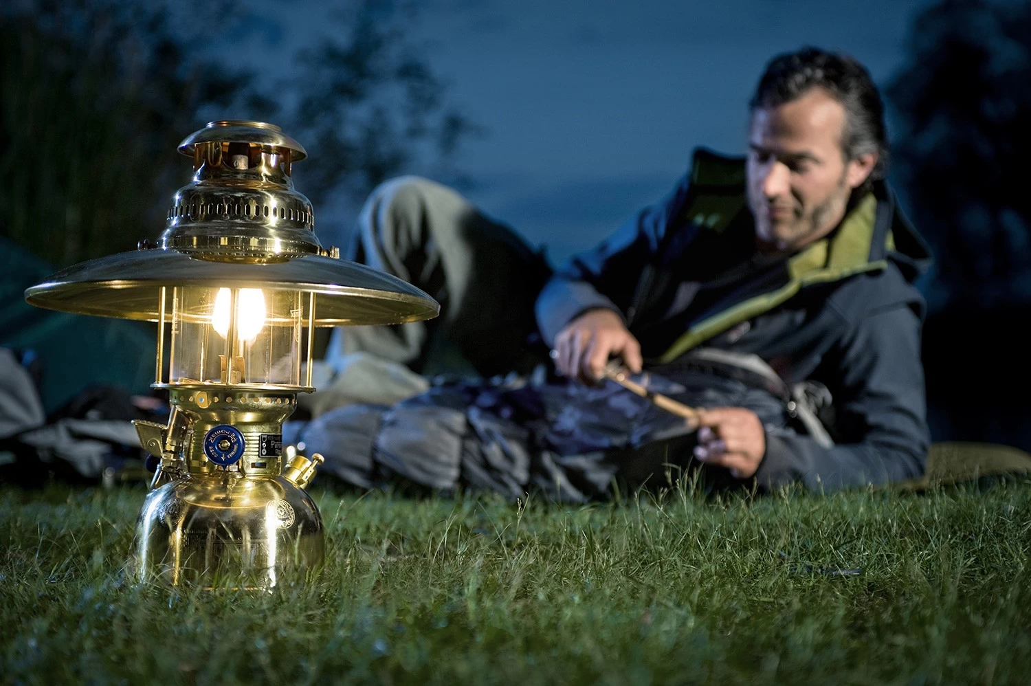 Petromax Petroleumlampe HK500/829 Messing 3 Petromax Petroleumlampe HK500/829 Messing – Bild 3