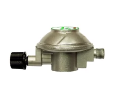 TGO Einstufiger Druckminderer + Ventil, Dose/Kartusche, 7/16“L, 50mbar