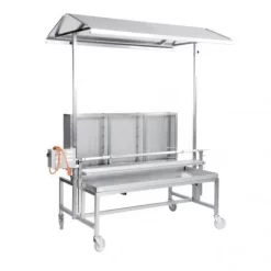 Thüros Holzkohle Spanferkelgrill Mit Seitenhitze