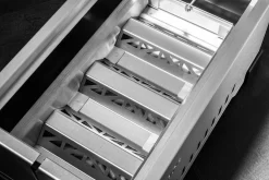 Thüros PRO1 - Modularer Holzkohle Tischgrill Mit Gussrost -Barbecue Shop thueros pro1 detail innen